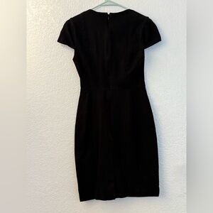 Banana Republic Black Sheath Mini Dress Crew Neck Short Sleeve